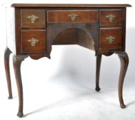 18TH CENTURY GEORGE II WALNUT LOWBOY OF SIMPLE FORM