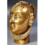 19TH CENTURY INDIAN HINDU BRONZE GAURI HEAD