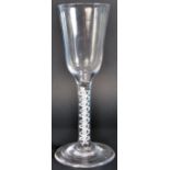 18TH CENTURY GEORGE III DOUBLE SERIES ALE GLASS