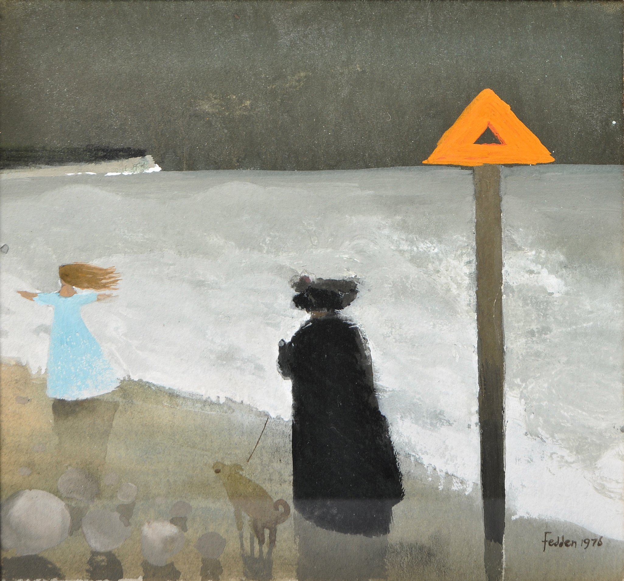 MARY FEDDEN RA (BRITISH BORN 1915-2012) - WATERCOLOUR PAINTING