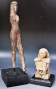 TWO EGYPTIAN ARTIFACTS / FIGURINES