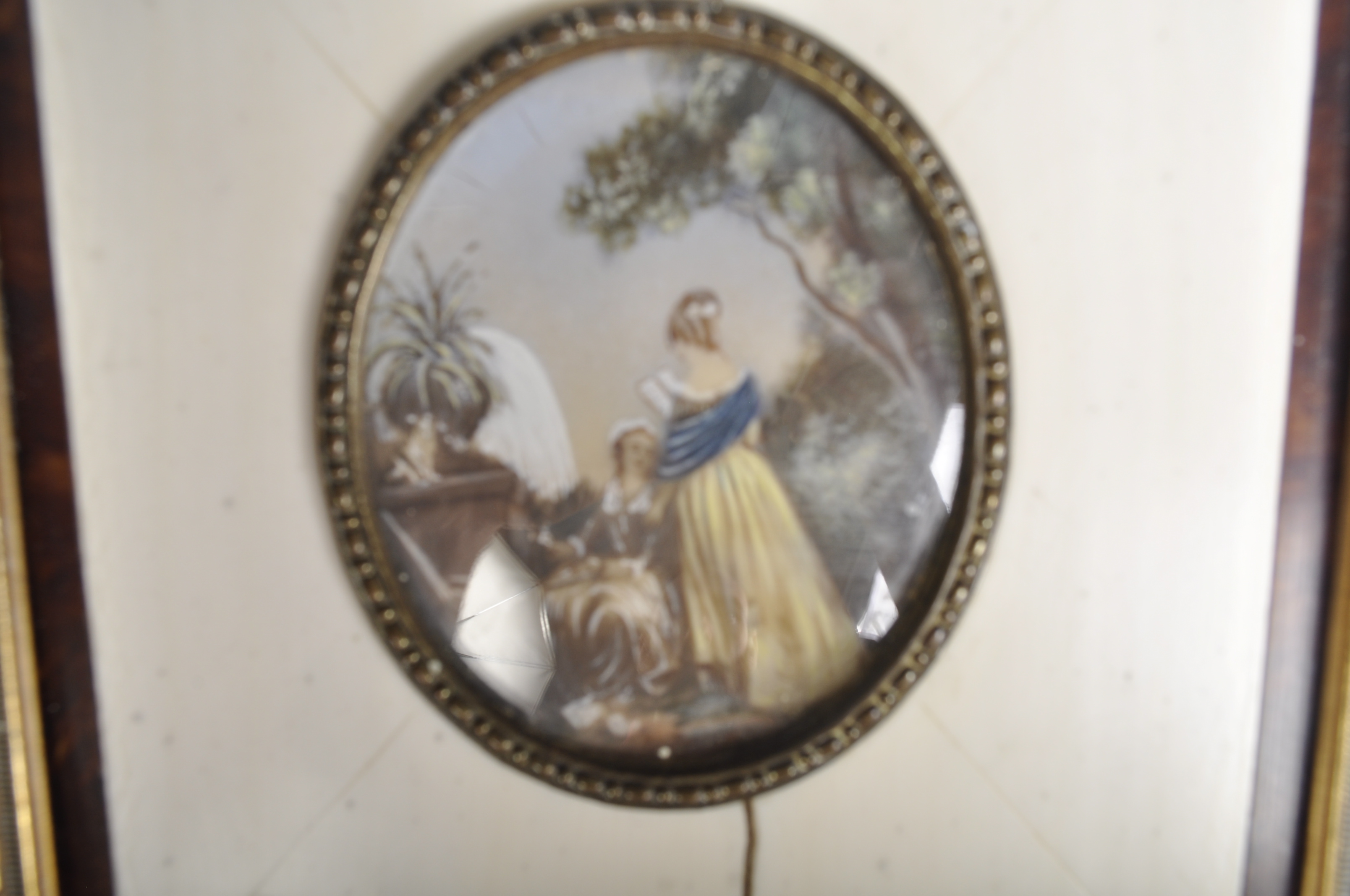 PAIR OF 19TH CENTURY FRAMED IVORY PAINTINGS - Image 3 of 7