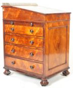 ATTRIBUTED TO GILLOW - REGENCY ROSEWOOD DAVENPORT DESK