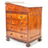 ATTRIBUTED TO GILLOW - REGENCY ROSEWOOD DAVENPORT DESK