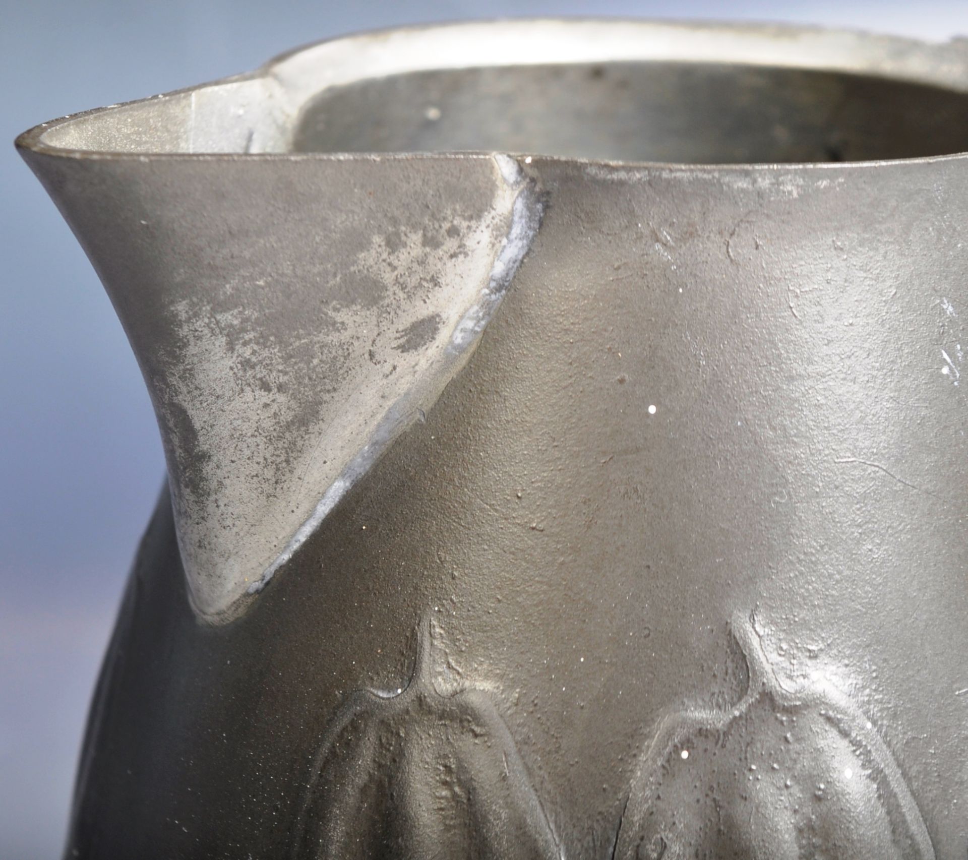 ARCHIBALD KNOX - LIBERTY & CO LONDON - TUDRIC - ARTS & CRAFTS PEWTER JUG - Image 6 of 8