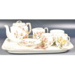 19TH CENTURY VICTORIAN GEORGE JONES AZALEA TEA FOR TWO