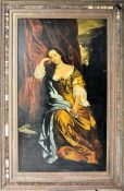 AFTER PETER LELY - OIL PORTRAIT OF BARBARA VILLIERS AS MARY MAGDALENE