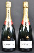 TWO BOTTLES OF 75CL BOLLINGER SPECIAL CUVEE CHAMPAGNE