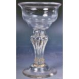 18TH CENTURY GEORGE III CHAMPAGNE COUPE DRINKING GLASS