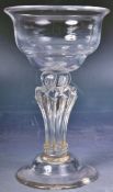 18TH CENTURY GEORGE III CHAMPAGNE COUPE DRINKING GLASS