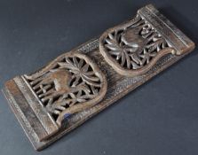 19TH CENTURY GERMAN BLACK FOREST CARVED BOOK SLIDE