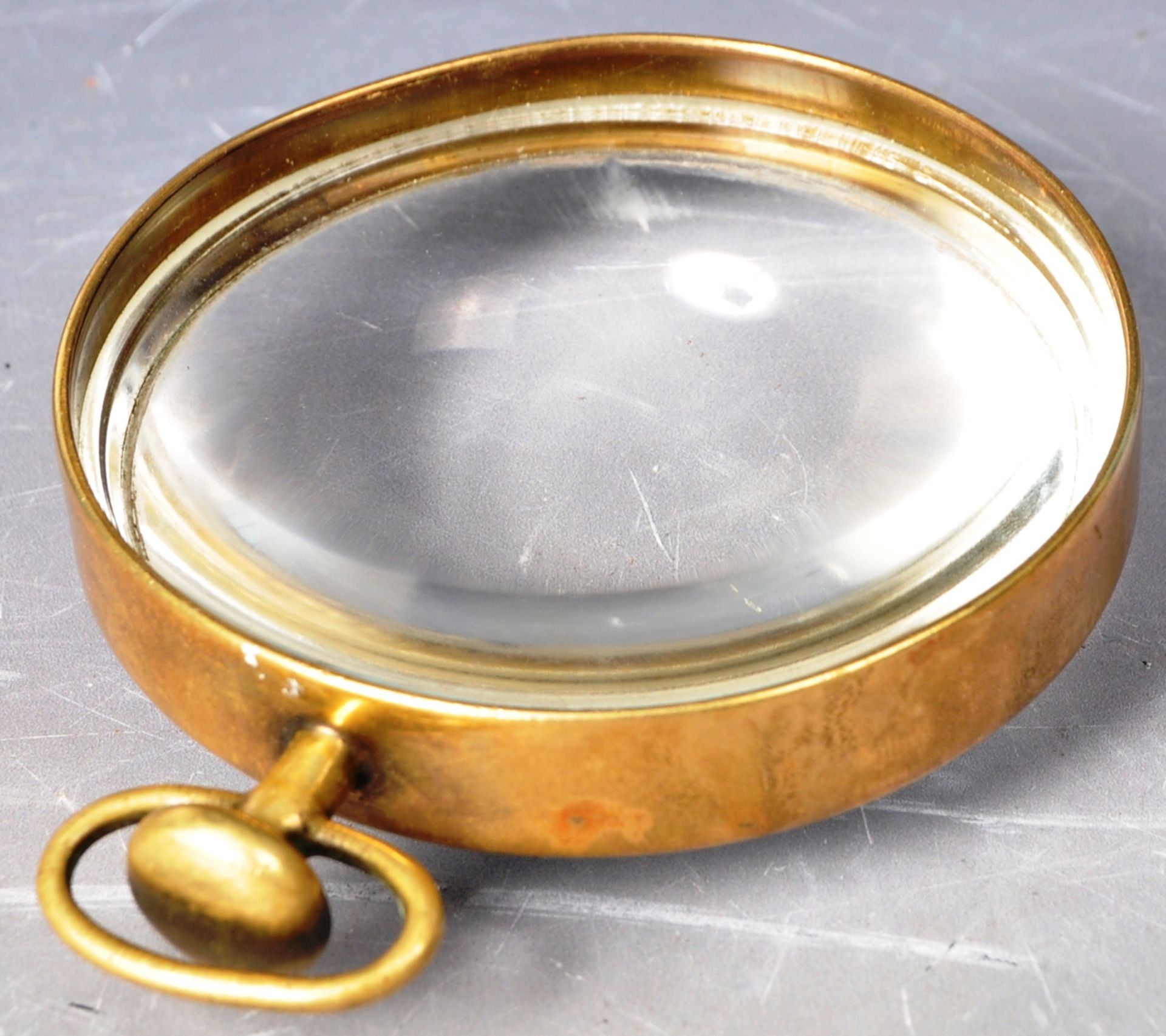 CARL AUBOCK 20TH CENTURY AUSTRIAN BRASS DESK TOP MAGNIFYING GLASS - Image 5 of 5