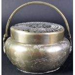 19TH CENTURY CHINESE BRONZE CENSER INCENSE BURNER POT