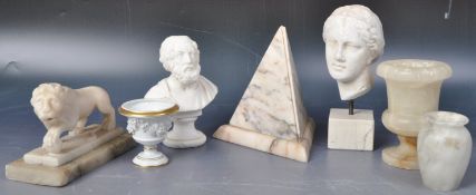 COLLECTION OF 19TH CENTURY ITALIAN GRAND TOUR ITEMS