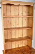 19TH CENTURY VICTORIAN KITCHEN PINE DRESSER