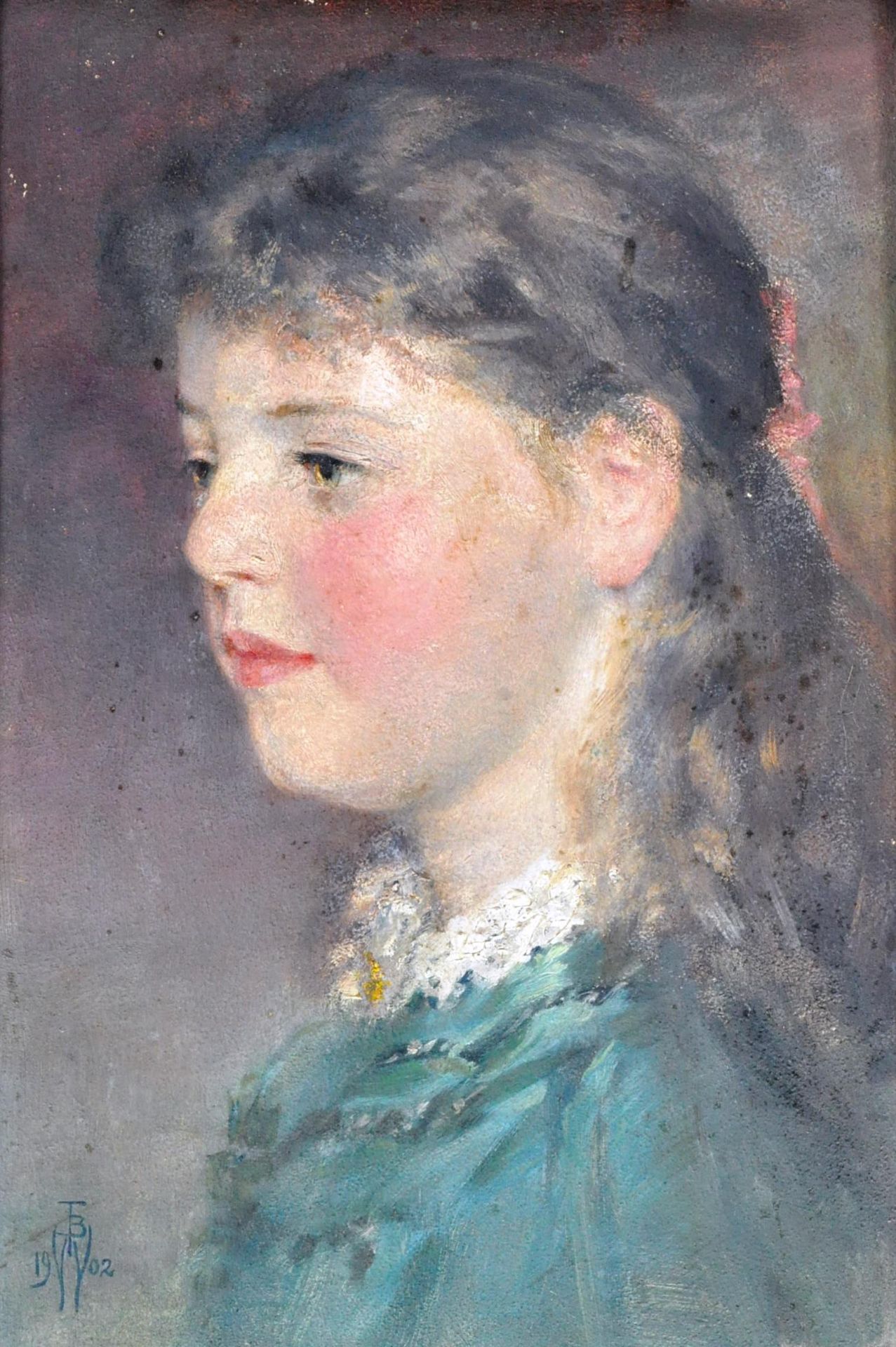 PAIR OF EARLY 20TH CENTURY IRISH PORTRAIT PAINTINGS - Image 3 of 10