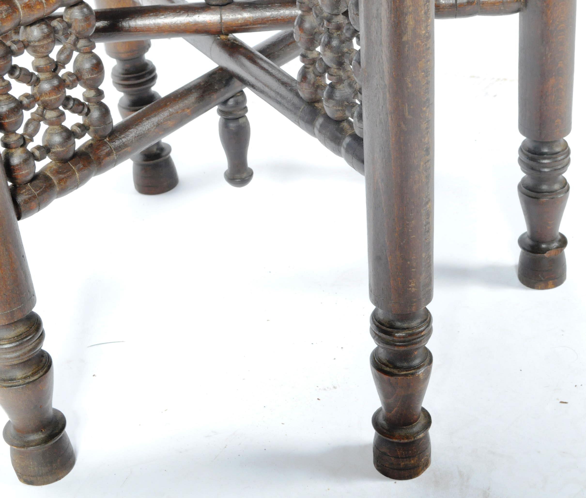 LATE 19TH CENTURY ISLAMIC BENARES BRASS TOPPED TABLE - Image 6 of 9