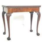 18TH CENTURY GEORGE III MAHOGANY TEA TABLE