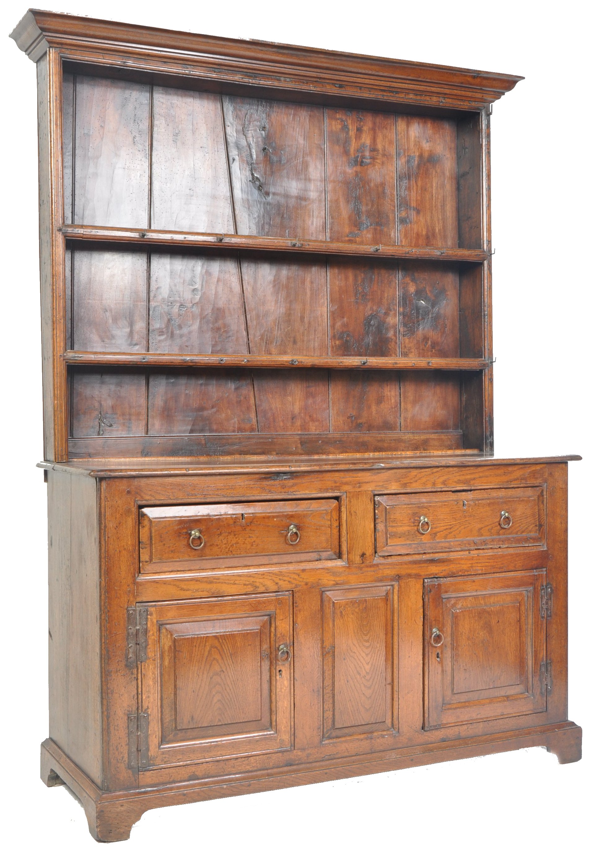 18TH CENTURY GEORGE II OAK KITCHEN DRESSER