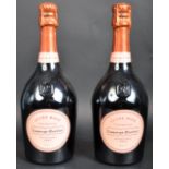 TWO BOTTLES OF 750ML LAURENT-PERRIER CUVEE ROSE CHAMPAGNE