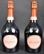 TWO BOTTLES OF 750ML LAURENT-PERRIER CUVEE ROSE CHAMPAGNE