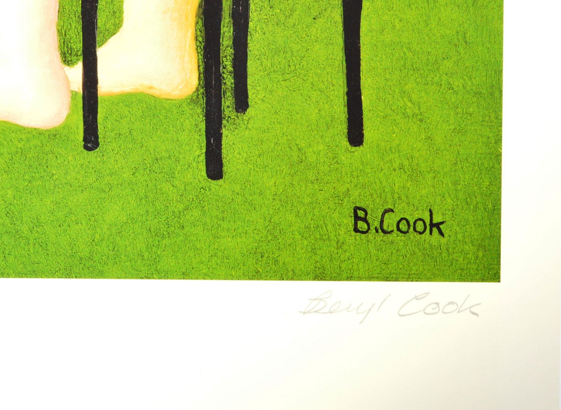BERYL COOK - TEA IN THE GARDEN - SIGNED PRINT - Bild 5 aus 5