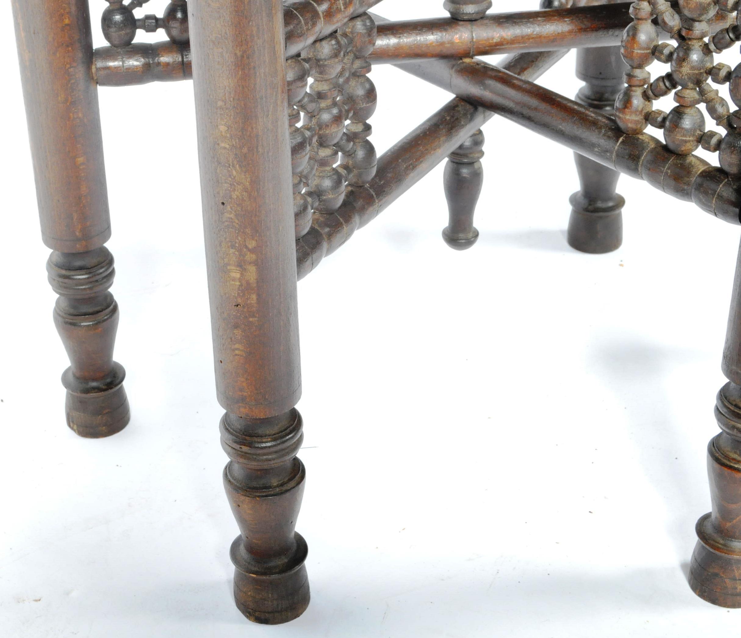 LATE 19TH CENTURY ISLAMIC BENARES BRASS TOPPED TABLE - Image 8 of 9