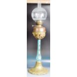 19TH CENTURY VICTORIAN ART NOUVEAU OIL LAMP STAND