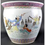 EARLY 20TH CENTURY LARGE CHINESE PORCELAIN JARDINIERE