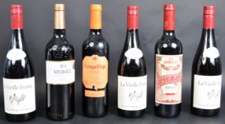 A SELECTION OF FRENCH & SPANISH RED WINES