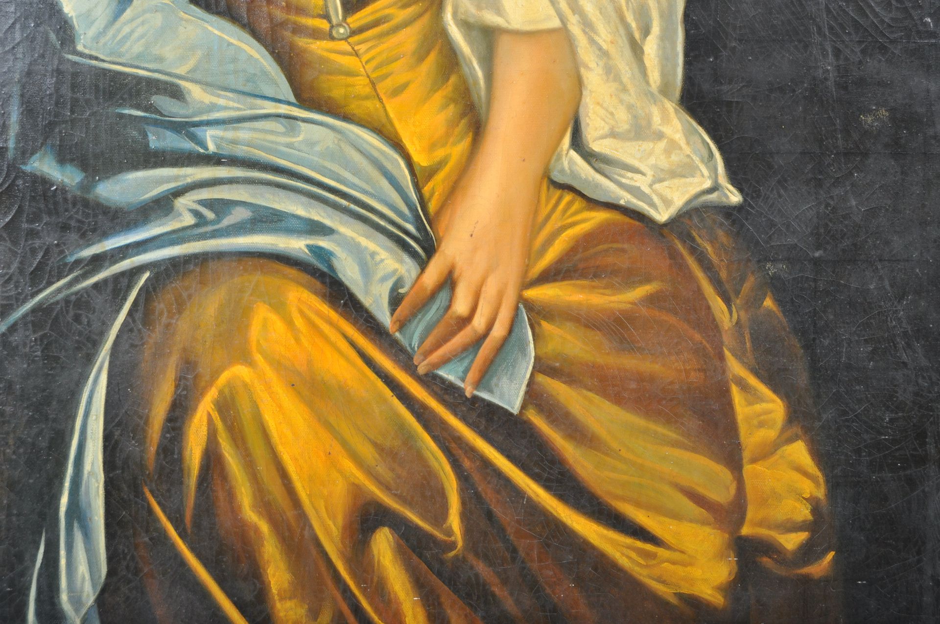 AFTER PETER LELY - OIL PORTRAIT OF BARBARA VILLIERS AS MARY MAGDALENE - Image 7 of 12