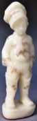 EARLY 20TH CENTURY CHINESE HARDSTONE BOY FIGURINE