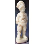 EARLY 20TH CENTURY CHINESE HARDSTONE BOY FIGURINE