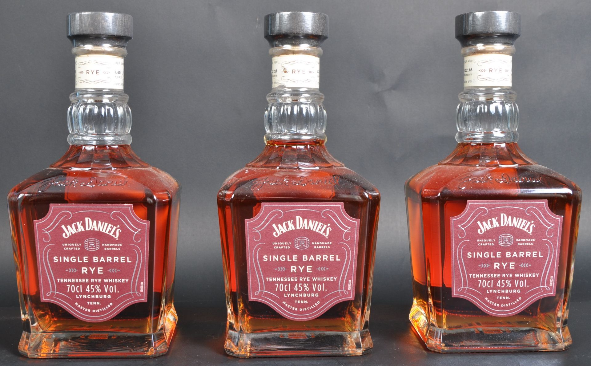 A SELECTION OF JACK DANIEL'S SINGLE BARREL RYE