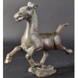 20TH CENTURY CHINESE BRONZE OF THE GANSU HORSE