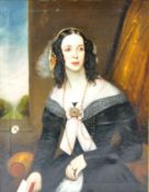 19TH CENTURY VICTORIAN ENGLISH OIL ON CANVAS PORTRAIT PAINTING