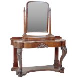 19TH CENTURY VICTORIAN MAHOGANY DUCHESS DRESSING TABLE