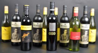 A SELECTION OF RED AND WHITE AUSTRALIAN WINES