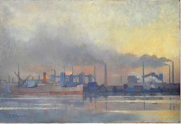 OWEN BLAIR REYNOLDS - 20TH CENTURY OIL ON CANVAS PAINTING