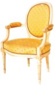 EARLY 20TH CENTURY HEPPLEWHITE MANNER ARMCHAIR