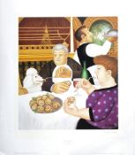 BERYL COOK - DINING IN PARIS - SIGNED PRINT