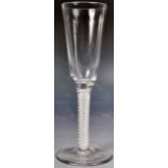 18TH CENTURY GEORGE III DOUBLE SERIES TWIST WINE GLASS