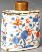 18TH CENTURY CHINESE PORCELAIN TEA CADDY