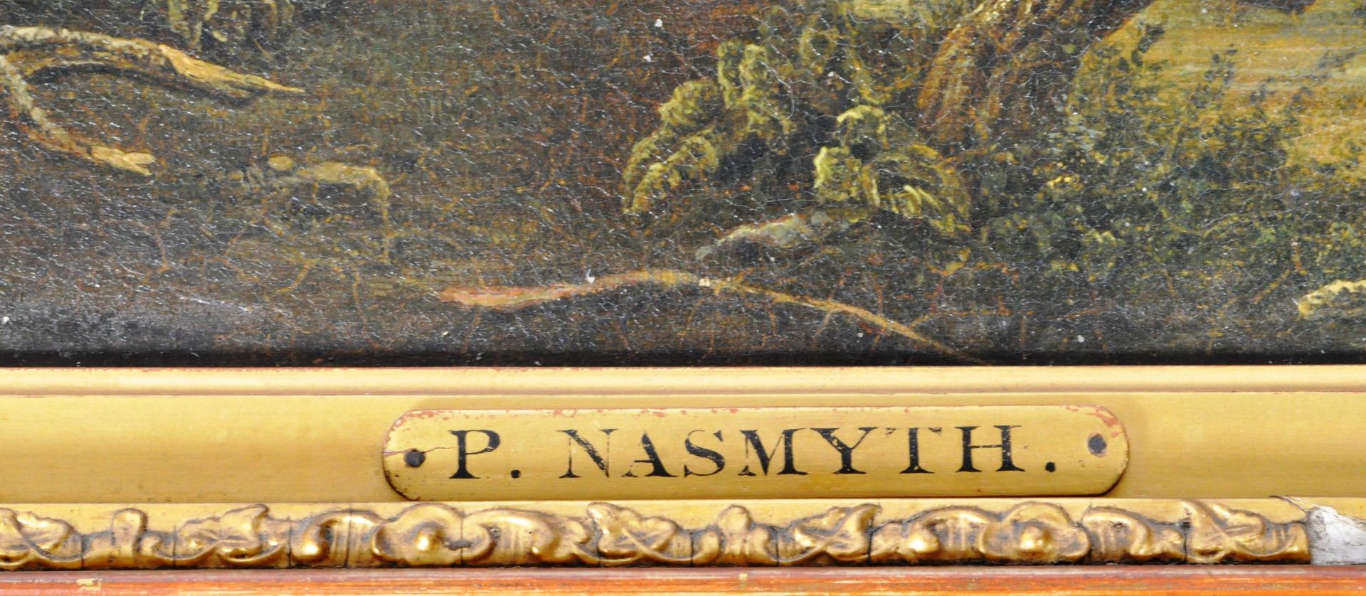 PATRICK NASMYTH (SCOTTISH BORN 1787) - OIL ON CANVAS LANDSCAPE - Image 5 of 12