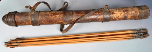 19TH CENTURY SET OF AFRICAN MONKEY HUNTING ARROWS