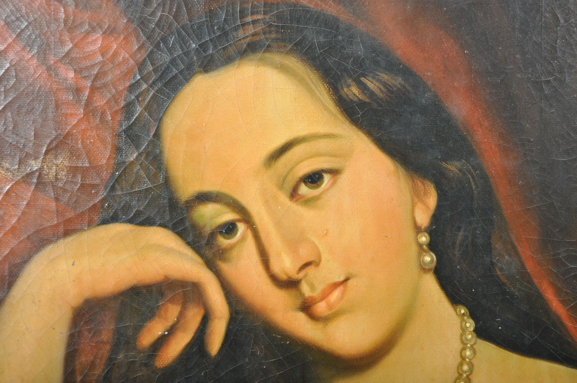 AFTER PETER LELY - OIL PORTRAIT OF BARBARA VILLIERS AS MARY MAGDALENE - Image 12 of 12