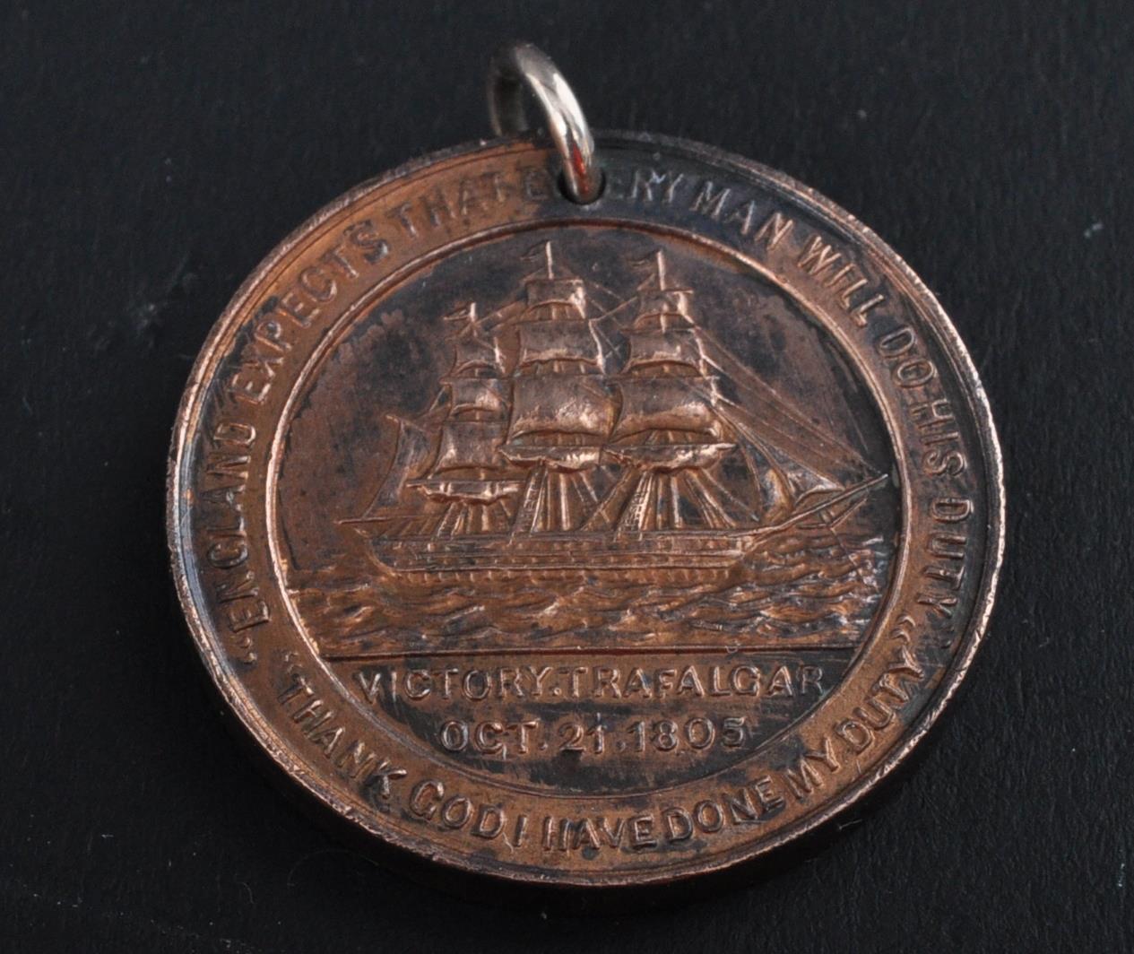 1905 BATTLE OF TRAFALGAR COIN