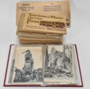 WWI FIRST WORLD WAR POSTCARDS - WAR DAMAGE SCENES