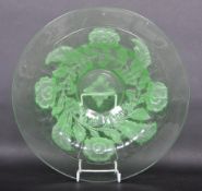 EARLY 20TH CENTURY URANIUM GLASS CENTREPIECE BOWL