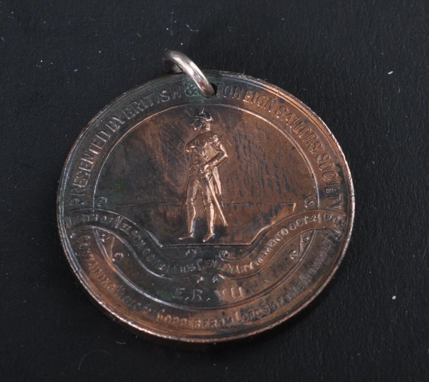1905 BATTLE OF TRAFALGAR COIN - Image 2 of 2